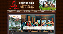 Desktop Screenshot of lichvanniencattuong.com